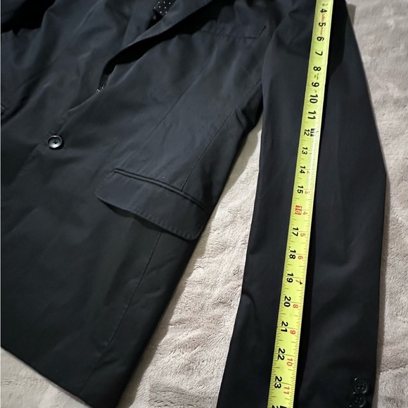 Michael Kors Classic-Fit Suit 2 Piece 100% Cotton Size-44R Color: Black - Picture 8 of 14